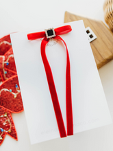 Load image into Gallery viewer, Tally hair bow - Santa