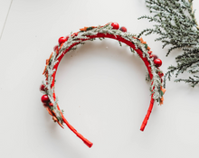 Load image into Gallery viewer, The Claire Floral Headband - Poinsettia