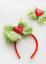 Load image into Gallery viewer, Green Mean Guy Headband