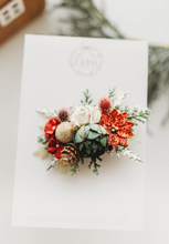 Load image into Gallery viewer, Elliot Christmas Hair Clip - Poinsettia