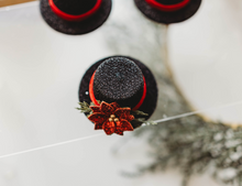 Load image into Gallery viewer, Tiny Snowman Hat Clip
