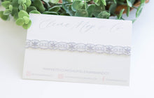 Load image into Gallery viewer, Evangeline Silver Lace Headband