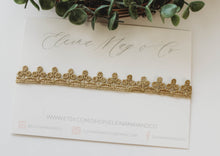 Load image into Gallery viewer, Reine Gold Lace Headband