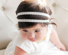 Load image into Gallery viewer, Ophelia Ivory Lace Headband
