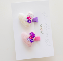 Load image into Gallery viewer, Unicorn Heart - Sequin Clip Set