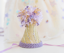 Load image into Gallery viewer, Purple and Gold Party Hat