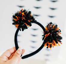 Load image into Gallery viewer, Wicked Pom Poms Headband - Rust Halloween