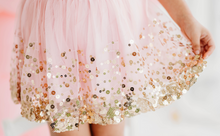 Load image into Gallery viewer, Gold Blush Sequin Tutu