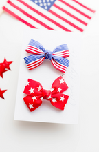 Load image into Gallery viewer, Mini Olivia Bow Set - America the Beautiful -PREORDER
