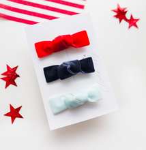 Load image into Gallery viewer, Bonita Knotted Bow SET - Americana -PREORDER