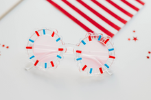 Load image into Gallery viewer, Bloom sunglasses - Red, White and Blue