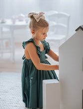 Load image into Gallery viewer, Rainbow Hand Embroidery Hair Bow