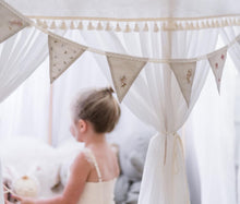 Load image into Gallery viewer, Embroidery Bunting Flag Banner