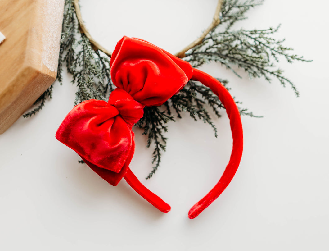Sandy Headband - Red Velvet