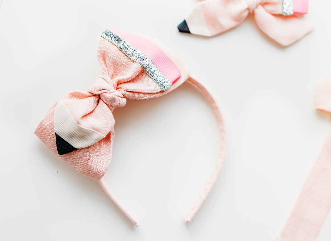 Sandy Headband - Pink Pencil