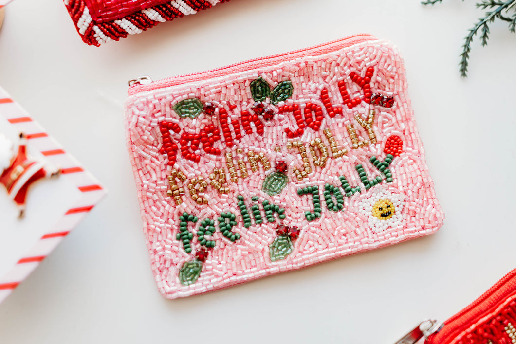 Feeling Jolly Sequin Coin Bag