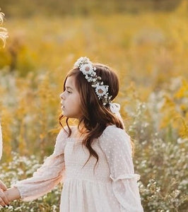 White Sunflowers Crown