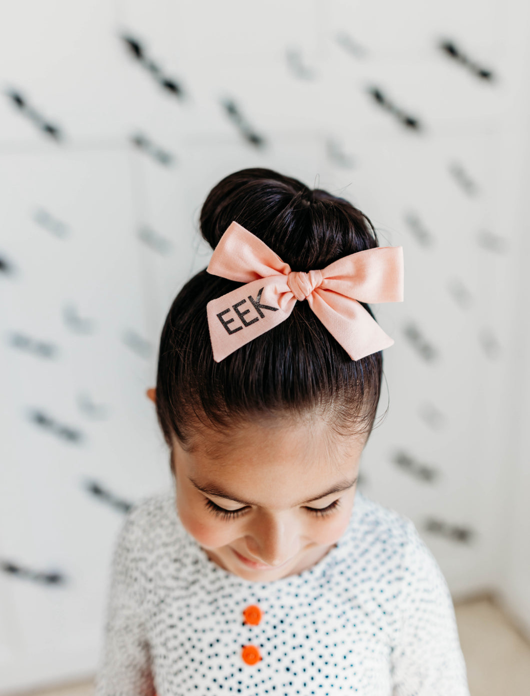 Hope Oversized Hair bow - Melon EEK