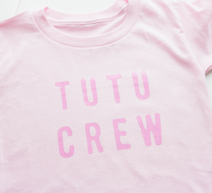 Tutu Crew Tee - Pink