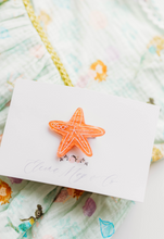 Load image into Gallery viewer, Starfish Clip 1 - Mermaid Waves
