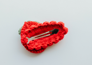 Strawberry Crochet Clip