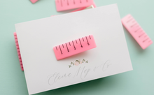 Load image into Gallery viewer, Pink Ruler - Hair Clip
