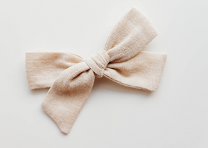 School Girl Hair bow - Cafe con Leche