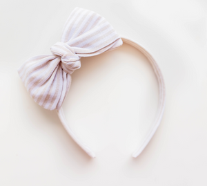 Sandy Headband - Stripes Latte