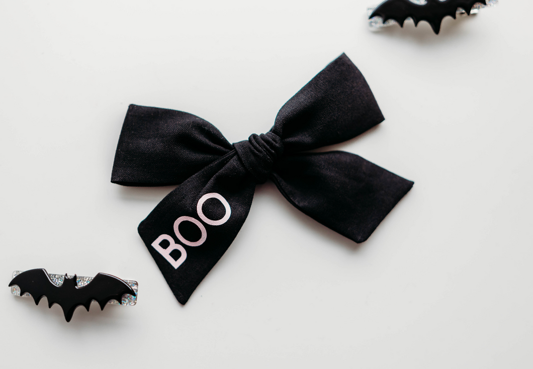 Hope Oversized Hair bow - Black BOO