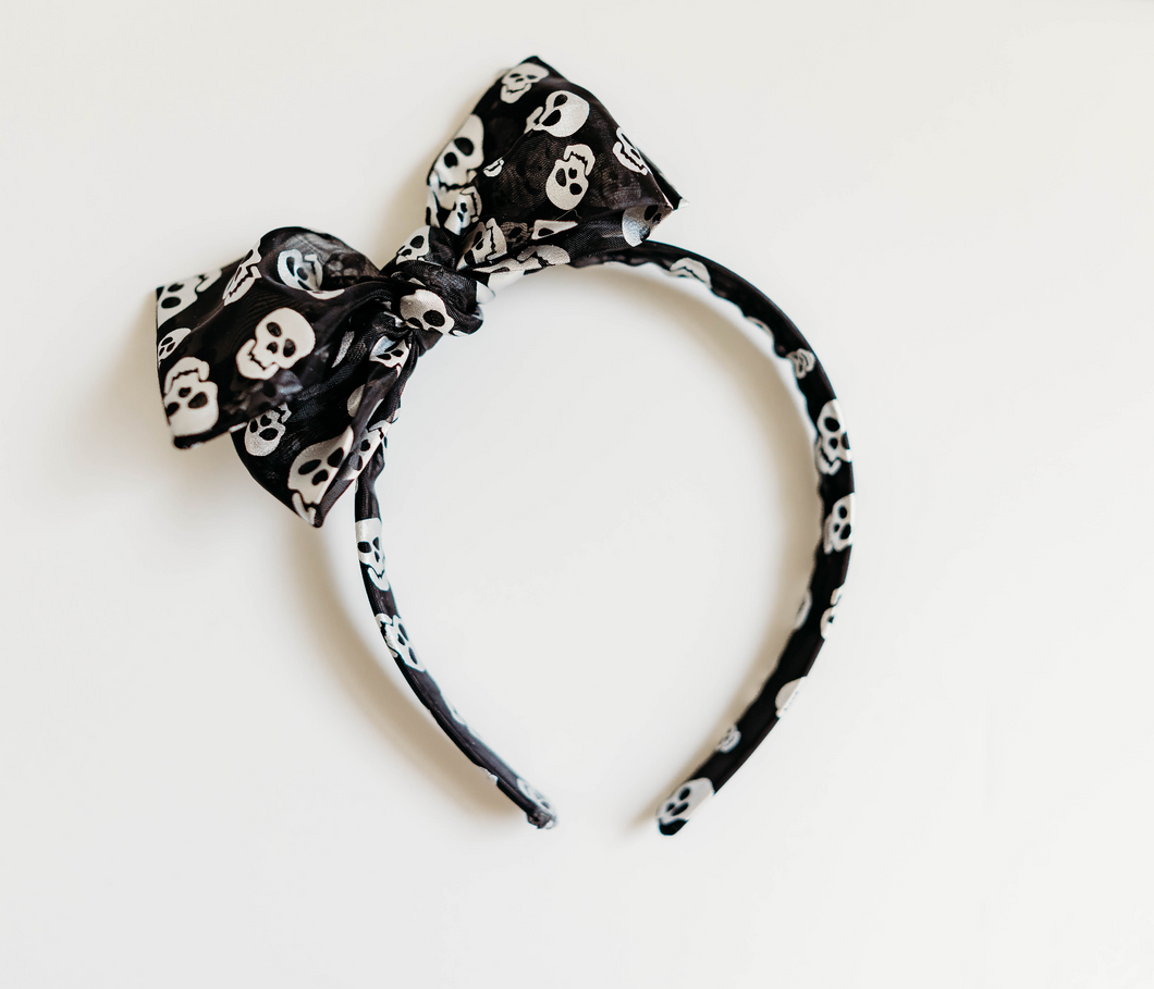 Sandy Headband - Skull Black