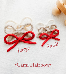 Cami Hair bow - Large Amber