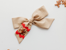 Load image into Gallery viewer, School Girl Bow - Gingerbread Tan
