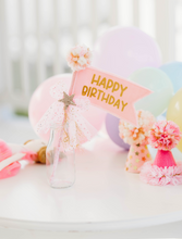 Load image into Gallery viewer, Pennant Flag - Happy Birthday Pink
