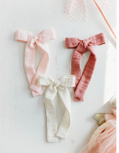 Coco Hair bow - Light Pink Love