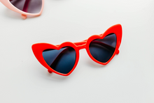 Load image into Gallery viewer, Heart Shaped RED Sunglasses
