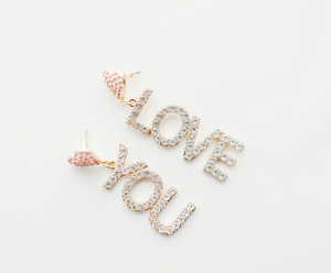 LOVE YOU - Earrings