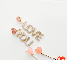 Load image into Gallery viewer, LOVE YOU - Earrings
