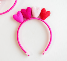 Load image into Gallery viewer, Sammy - Hearts Colorful Headband
