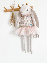 Load image into Gallery viewer, MY DOLLY BUNNY LINEN BACKPACK
