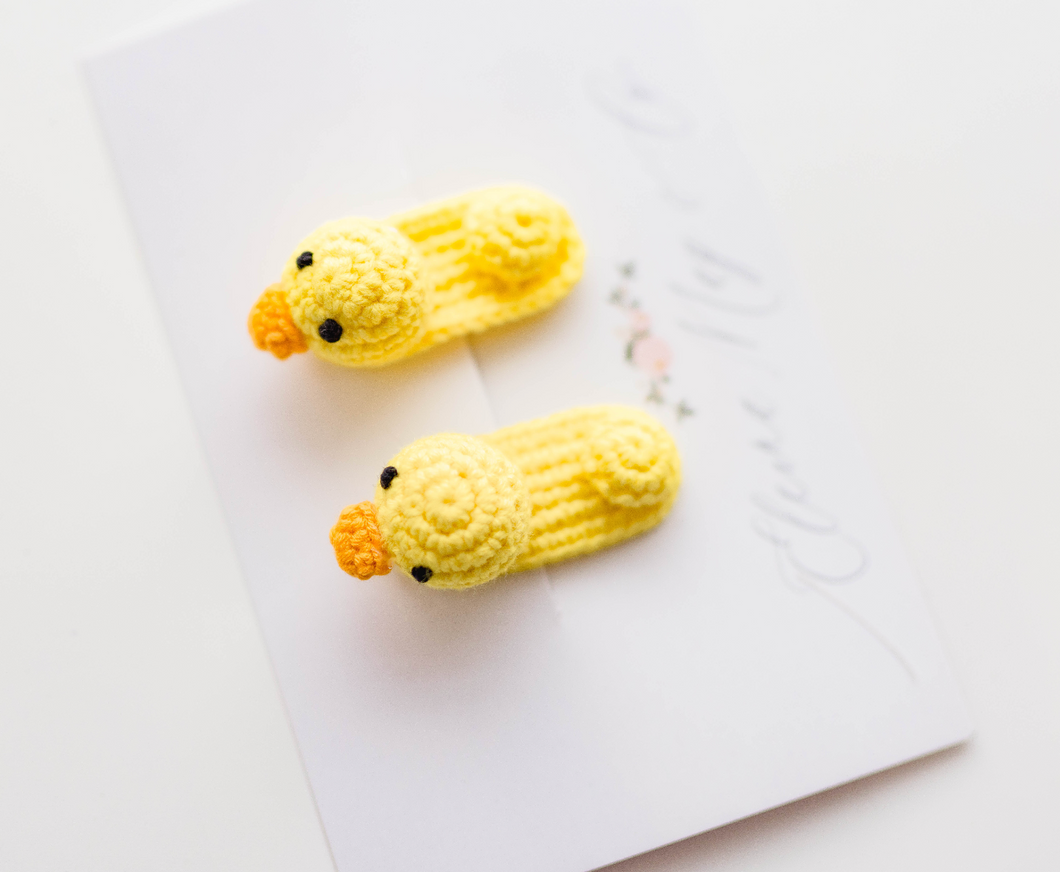 Crochet Duck Set - Snaps