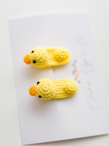 Crochet Duck Set - Snaps