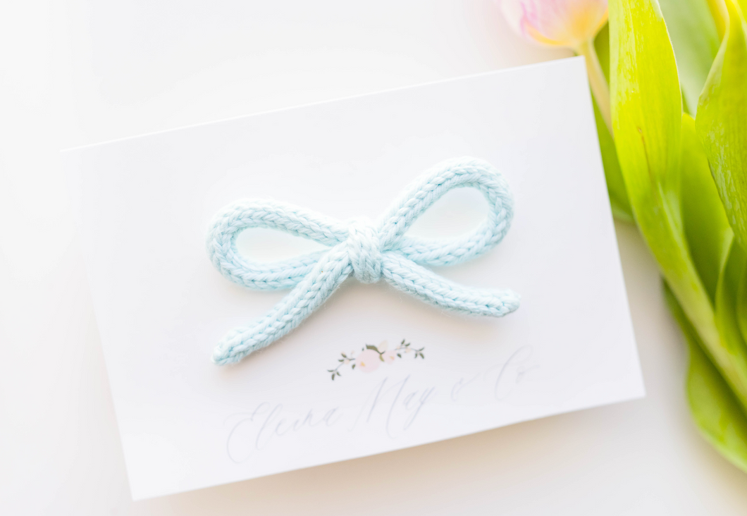 Cami Bow Small - Baby Blue