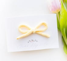 Load image into Gallery viewer, Cami Bow Small - Soft Yellow
