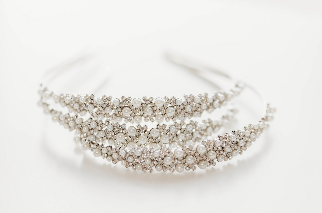 Georgina Headband - Silver