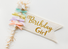 Load image into Gallery viewer, Party Flag - Birthday Girl
