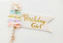 Load image into Gallery viewer, Party Flag - Birthday Girl

