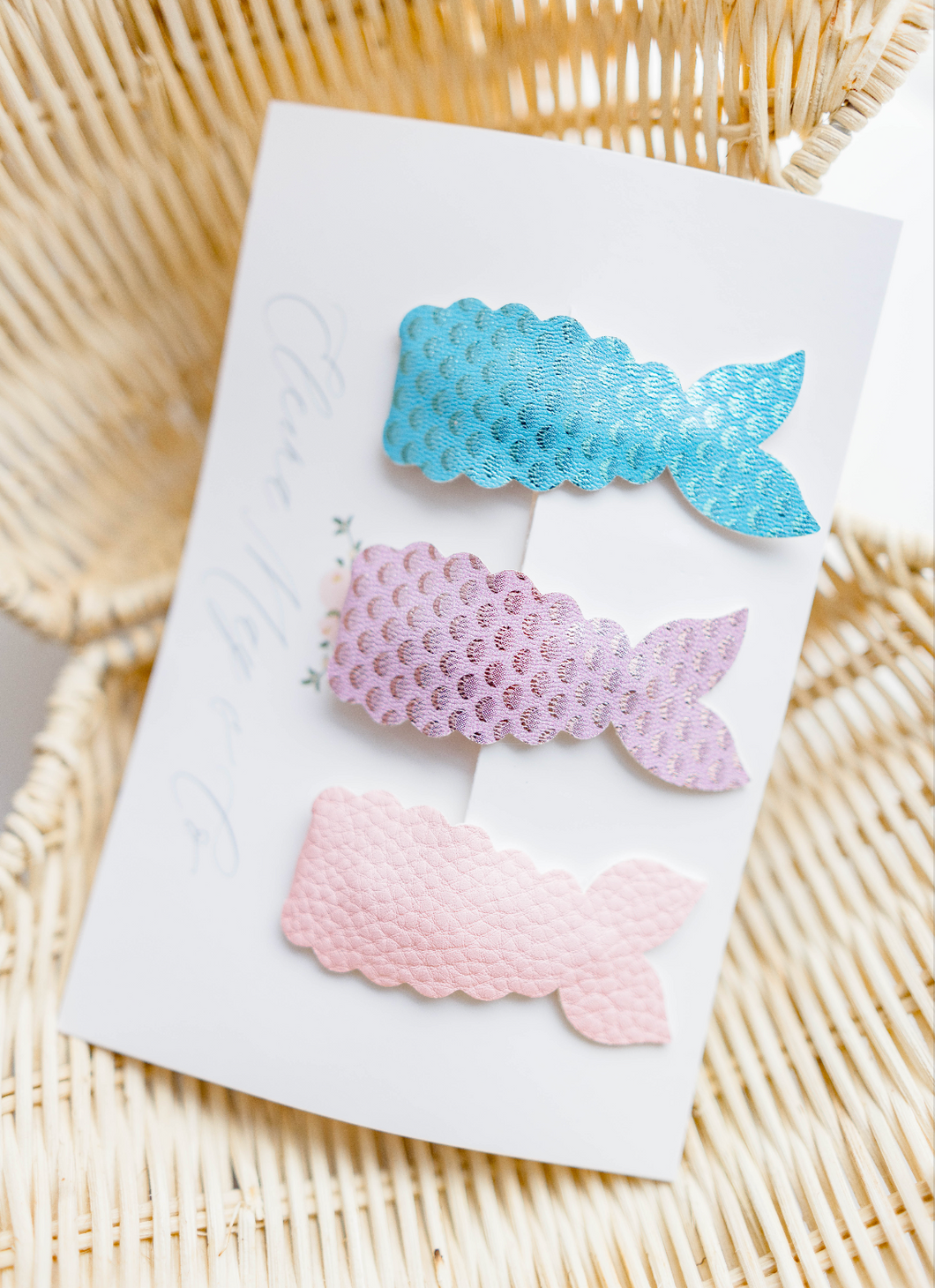 Mermaid Snap Clip SET - Ocean