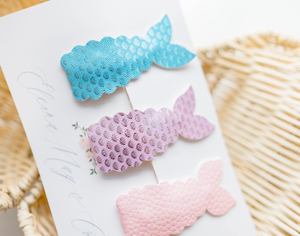 Mermaid Snap Clip SET - Ocean