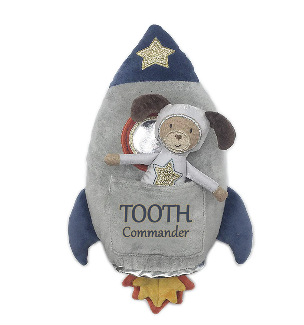 TOOTH COMMANDER SPACESHIP PILLOW AND DOLL SET