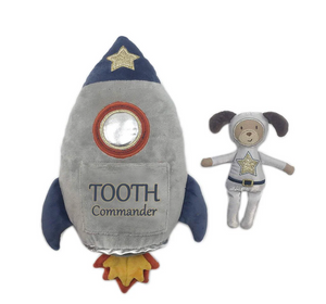 TOOTH COMMANDER SPACESHIP PILLOW AND DOLL SET
